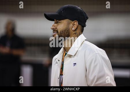 Bahrein. 2 marzo 2024. Neymar Jr, ritratto durante il Gran Premio di Formula 1 Gulf Air Bahrain 2024, 1° round del Campionato del mondo di Formula 1 FIA 2024 dal 29 febbraio al 2 marzo 2024 sul circuito Internazionale del Bahrain, a Sakhir, Bahrain Credit: Independent Photo Agency/Alamy Live News Foto Stock