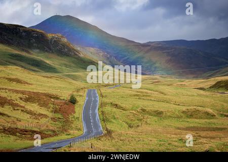 Vista dalla Old Military Rd A Glenshee, in Scozia Foto Stock