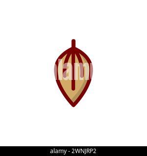Logo Chocolate Design semplice. logo chocolate fruit Illustrazione Vettoriale