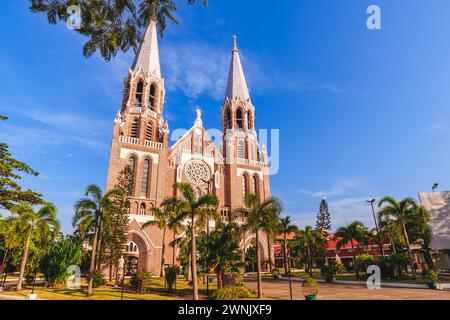 Cattedrale di Saint Marys, detta anche Cattedrale dell'Immacolata Concezione, a Yangon, Myanmar Birmania Foto Stock