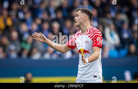 Bochum Germania. 2 marzo 2024. Christoph Baumgartner (RBL) VfL Bochum - RB Leipzig 02.03.2024 Copyright (nur für journalistische Zwecke) di : Mori Foto Stock