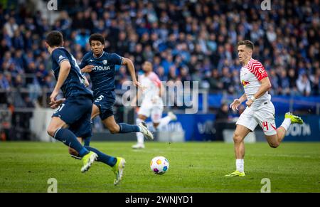 Bochum Germania. 2 marzo 2024. Christoph Baumgartner (RBL) VfL Bochum - RB Leipzig 02.03.2024 Copyright (nur für journalistische Zwecke) di : Mori Foto Stock