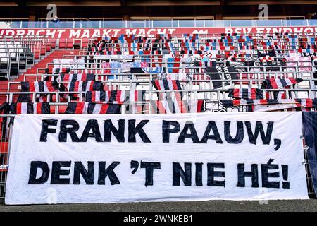 EINDHOVEN, Paesi Bassi. 3 marzo 2024. Calcio, Philips Stadium, Dutch eredivisie, stagione 2023/2024, durante la partita PSV - Feyenoord, panoramica stadio crediti: Pro Shots/Alamy Live News Foto Stock