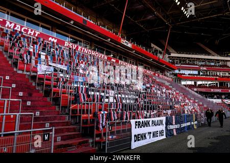 EINDHOVEN, Paesi Bassi. 3 marzo 2024. Calcio, Philips Stadium, Dutch eredivisie, stagione 2023/2024, durante la partita PSV - Feyenoord, panoramica stadio crediti: Pro Shots/Alamy Live News Foto Stock