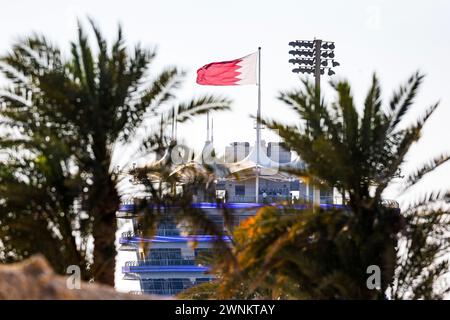 Sakhir, Bahrein. 1 marzo 2024. Track Impression, Gran Premio di F1 del Bahrain al Bahrain International Circuit il 1° marzo 2024 a Sakhir, Bahrain. (Foto di HOCH ZWEI) credito: dpa/Alamy Live News Foto Stock