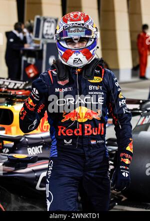 Sakhir, Bahrein. 1 marzo 2024. N. 1 Max Verstappen (NLD, Oracle Red Bull Racing), Gran Premio di F1 del Bahrain al Bahrain International Circuit il 1° marzo 2024 a Sakhir, Bahrain. (Foto di HOCH ZWEI) credito: dpa/Alamy Live News Foto Stock