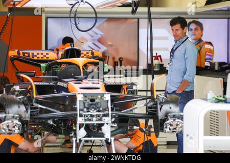 Sakhir, Bahrein. 28 febbraio 2024. Mark Webber (AUS), Gran Premio di F1 del Bahrain al Bahrain International Circuit il 28 febbraio 2024 a Sakhir, Bahrain. (Foto di HOCH ZWEI) credito: dpa/Alamy Live News Foto Stock