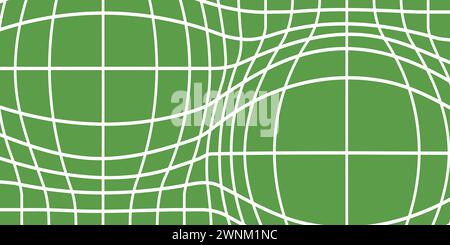 Bloated Groovy Psychedelic background. Un motivo tessile alla moda Illustrazione Vettoriale