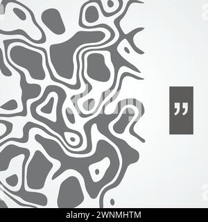 Sfondo mappa topografica vettoriale. Schema mappa topografica lineare. Griglia geografica dello sfondo del contorno. Motivo ondulato astratto. Illustrazione Vettoriale