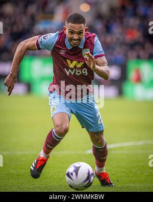 Burnley, Regno Unito. 3 marzo 2024. Burnley, Inghilterra, 3 marzo 2024 Vitinho di Burnley in azione durante la partita di Premier League tra Burnley e Bournemouth al Turf Moor di Burnley, Inghilterra. (Richard Callis/SPP) credito: SPP Sport Press Photo. /Alamy Live News Foto Stock