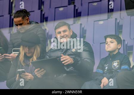 Firenze, Italia. 3 marzo 2024. Javier Zanetti durante Fiorentina vs Juventus Women, Coppa Italia Italia Women Football Match a Firenze, Italia, marzo 03 2024 Credit: Independent Photo Agency/Alamy Live News Foto Stock