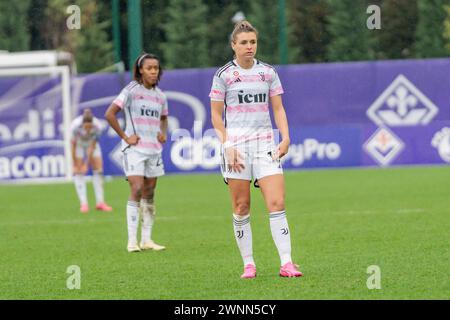 Firenze, Italia. 3 marzo 2024. Cristiana Girelli (10 Juventus) durante la Fiorentina contro Juventus Women, Coppa Italia Italia Women Football Match a Firenze, Italia, 03 marzo 2024 Credit: Independent Photo Agency/Alamy Live News Foto Stock