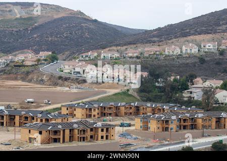 SAN DIEGO, CA- 25 febbraio 2006: Le case sono più a lungo sul mercato mentre il boom immobiliare della nazione rallenta in luoghi come la San, un tempo frizzante Foto Stock