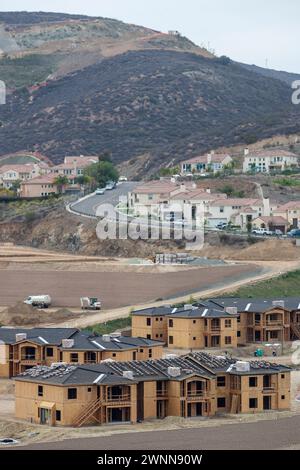 SAN DIEGO, CA- 25 febbraio 2006: Le case sono più a lungo sul mercato mentre il boom immobiliare della nazione rallenta in luoghi come la San, un tempo frizzante Foto Stock