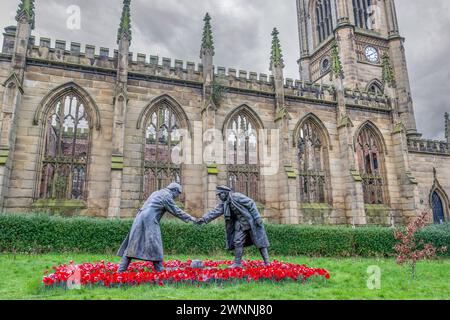 St Lukes Church Liverpool Foto Stock