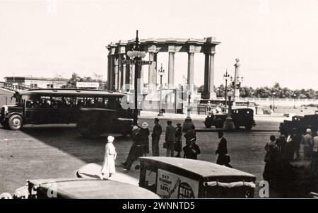 Foto tratta dall'album di una famiglia ebrea italiana (Jarach) in viaggio all'Expo internazionale di Chicago nell'estate del 1933. L'immagine mostra la loro visita turistica della città di Chicago Foto Stock