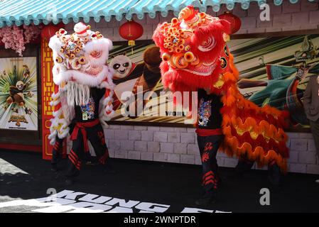 Los Angeles, Stati Uniti. 3 marzo 2024. Atmosfera al ÔKung fu Panda 4Õ prima mondiale all'AMC The Grove 14 il 3 marzo 2024 a Los Angeles, CA. © Lisa OConnor/AFF-USA.com credito: AFF/Alamy Live News Foto Stock