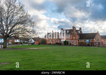 Shinfield Infant and Nursery School on School Green, Shinfield Village, Berkshire, Inghilterra, Regno Unito Foto Stock