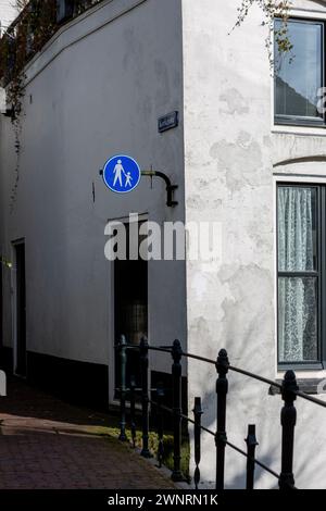 Centro storico della città olandese di Amersfoort in una giornata di sole Foto Stock