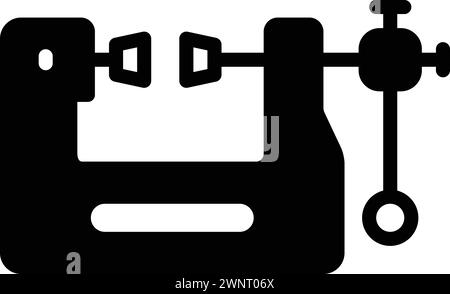 Icona per morsa, morsetto Illustrazione Vettoriale