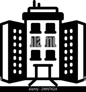 Icona per appartamenti, sistemazione Illustrazione Vettoriale