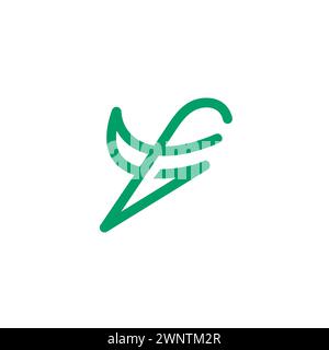 Logo FG semplice. Logo Letter GF. Vettore icona G. Illustrazione Vettoriale