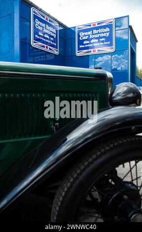 20/05/21 l'ex fabbrica wireworks recentemente ristrutturata. Con tutte le auto finalmente rivelate, il museo viene lanciato nel magazzino della vecchia wireworks, AMB Foto Stock