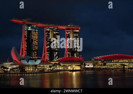 Marina Bay Sands, Singapore, Asia Foto Stock