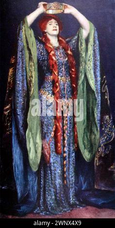 JOHN SINGER SARGENT (1856-1925), pittore italo-americano. Ellen Terry interpreta Lady Macbeth, 1889 anni Foto Stock