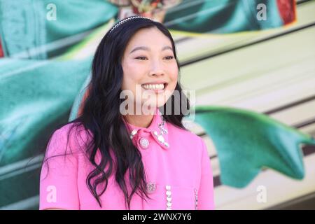 Los Angeles, Stati Uniti. 3 marzo 2024. Awkwafina alla premiere "Kung fu Panda 4" tenutasi presso l'AMC 14, The Grove, Los Angeles, CA, 3 marzo, 2024. credito fotografico: Joseph Martinez/PictureLux credito: PictureLux/The Hollywood Archive/Alamy Live News Foto Stock