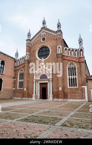 Venezia, Italia - 25 febbraio 2023: La Chiesa della Madonna dell'Orto a Venezia. Foto Stock