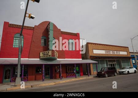 Verità o conseguenze: Una storia interessante di gentrificazione riuscita nel New Mexico meridionale. Foto Stock