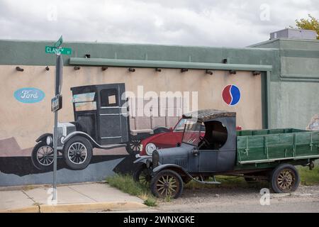 Verità o conseguenze: Una storia interessante di gentrificazione riuscita nel New Mexico meridionale. Foto Stock