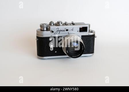 Fotocamera con telemetro Zorki 4 da 35 mm Foto Stock