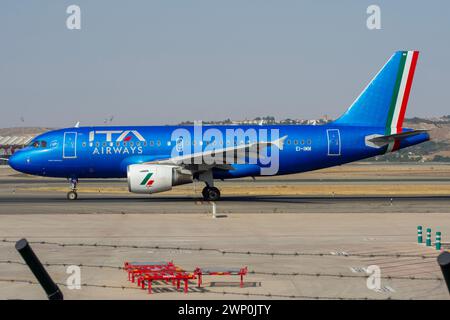 Airbus A319 aereo di linea della compagnia aerea ITA Foto Stock