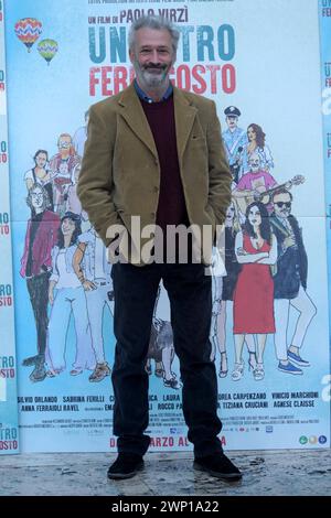 News - Photocall del film un altro ferragosto Silvio Vannucci durante la Photocall del film un altro ferragosto , News in Roma, 4 marzo 2024 Roma Roma, lo spazio cinema Italia Copyright: XMassimoxLanduccix/xLiveMediax LPN 1266165 Foto Stock