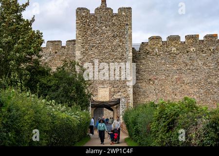 Castello di Framingham, Suffolk, Inghilterra Foto Stock