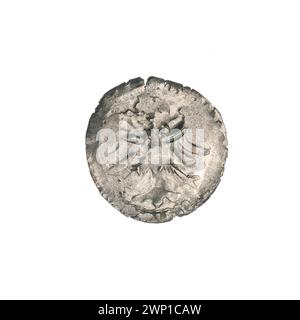 heller; XV secolo (1401-00-00-1500-00-00-00); gigli, monete cittadine, Aquila Slesia (iconogr.), Aquile Foto Stock