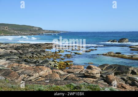 Redgate Beach, guardando a sud verso Cape Leeuwin (WA) Foto Stock