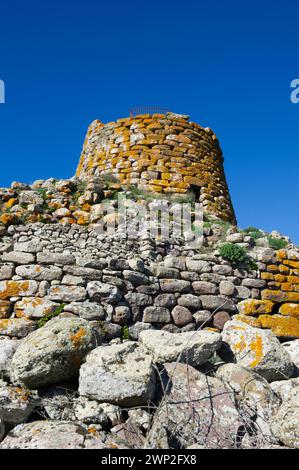 3 febbraio 2024 Italia, Sardegna, Nuoro, Bortigali villaggio preistorico di Nuraghe Orolu Foto Stock