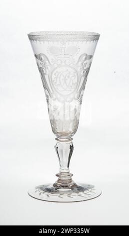 Coppa; vetreria di cristallo (Naliboki; 1722-1862); circa 1740 (1735-00-00-00-1745-00-00); Foto Stock