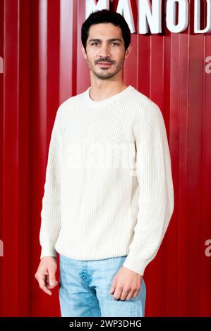 Chino Darin beim Photocall zur Netflix-serie 'mano de hierro / MIT eiserner Hand / Iron Reign' im Hotel Thompson. Madrid, 05.03.2024 Foto Stock