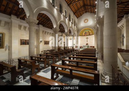 St Chiesa di Giuseppe, Nazareth, Israele Foto Stock