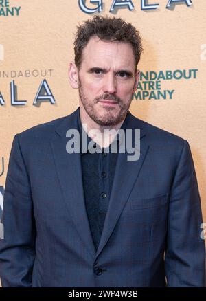 New York, Stati Uniti. 4 marzo 2024. Matt Dillon partecipa al Gala Roundabout Theatre Company 2024 presso la Ziegfeld Ballroom di New York il 4 marzo 2024. (Foto di Lev Radin/Sipa USA) credito: SIPA USA/Alamy Live News Foto Stock