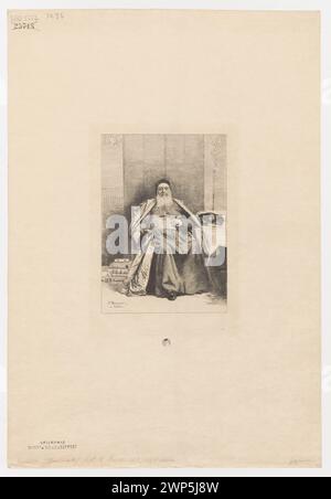 S. E. le Cardinal Lavigerie; Jasi Ski, Feliks Stanis; rivista, casa editrice; 1859-2002); 1888 (1888-00-00-1888-00-00);Gazette des Beaux-Arts (magazine-Paris-1859-2002)-Illustrations, Lavigerie, Charles Martial Allemand (cardinale-1825-1892), Witke-Jeżewski, Dominik (1862-1944), Witke-Jeżewski, Dominik (1862-1944 ) - collezione, dono (provenienza), clero, francese (cultura), grafica francese, grafica polacca, cardinali, libri, Polonia (cultura), ritratti maschili Foto Stock