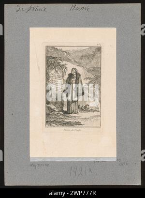 Il frontespizio Divers Habillemens des femmes de Moscovie. Dediés a Mr de Lagrenée. (Femme du peuple); le Prince, Jean-Baptiste (1734-1781); 1764 (1764-00-00-1764-00-00); Branicki, Aleksander (1821-1877), Branicki, Aleksander (1821-1877)-collezioni, Branicki, Władysław (1848-1914), Branicki, Władysław (1848-1914)-collezioni, collezione da Sucha-Collection, lagrenée, louis- Jean-Francois (1724-1805)-dedica per, le Prince, Jean-Baptiste (1734-1781). Divers Habillament des Femmes de Moscovie, Russia, Tarnowska, Anna (1876-1953), Tarnowska, Anna (1876-1953)-collezioni, Tarnowski, Juliusz (1 Foto Stock