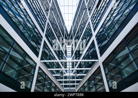 Willy-Brandt-Haus, Wilhelmstraße, Kreuzberg, Friedrichshain-Kreuzberg, Berlino, Deutschland Foto Stock