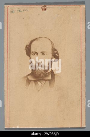 Ritratto di busto di Octave Feuillet (1821-1890), scrittore e drammaturgo francese, creato intorno al 1870, documentando la sua somiglianza in collezioni d'archivio. Foto Stock