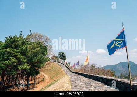 Fortezza di Miryang Eupseong a Miryang, Corea Foto Stock
