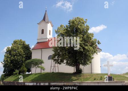 Chiesa parrocchiale di San Bartolomeo a Hrastovica, Croazia Foto Stock